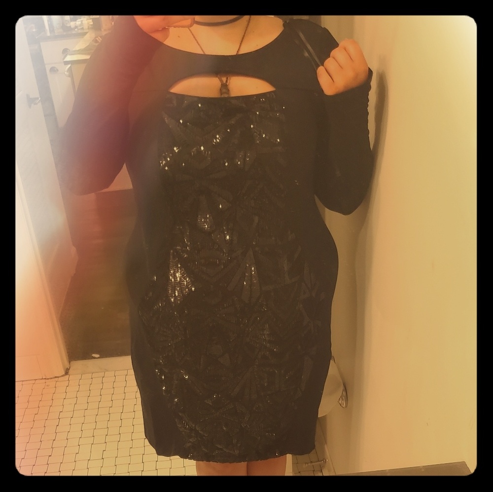 Long Sleeved Cocktail Dress